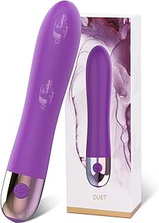 Silicone G-Spot Vibrator 10 Vibration Modes Pair Vibrators for Her Clitoris and G-Spot with Shock Function Vibrators Quiet and Strong SexToy Dildo Vibrator Sex Toy for Women Extreme Sex