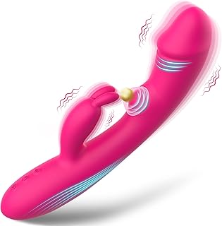 Rabbit Vibrators for Her Clitoris and G-Spot Sex Toy for Couples with 10 Vibration Modes & 5 Pulsation Modes Erotic Sex Toy for Women Vibration for Women Sex Toys for Couples Sex Dildo