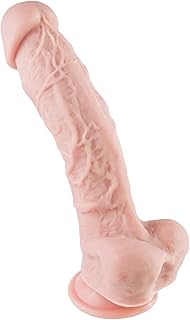 2 in 1 Realistic Dildo Vaginal Dildos with Suction Cup Silicone Black G-Spot Plug Sex Toy for Women and Female Masturbation