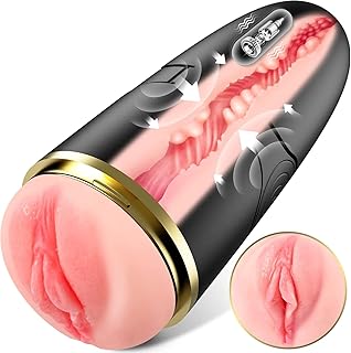 Caravosh Automatic Male Masturbator Sex Toys for Men, 10 Vibrating Male Mastuabors Adult Toys, Mens Sex Toys4mens UK Mastuabors for Men Sex Toy Pocket Pussy Vagina Sex Doll Penis Vibrator Stroker