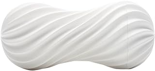 TENGA Flex Silky Spiraling Masturbation Cup for Men, Reusable and Full Pleasure Suction Male Masturbator, FLX-001 White