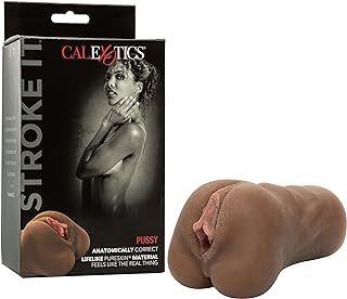 Calexotics Stroke It Pussy Heavy Duty Male Masturbator, Brown