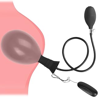 TYDAY Plug Inflatable Vibrators 10 Modes Vibrator Plug Female Masturbator 2 in 1 Inflatable Vagina Expander Butt Dilator SM Sex Toy for Couples Women Men