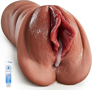Male Sex Toys Male Masturbator - Sex Toys for Men Adult Toys 2 in 1 Pocket Pussy Male Stroker with 5D Realistic Deep Vagina & Tight Auns Male Masturbation Cup Mens Sex Toy, Portable Lifelike Blowjob Sex Machine Masturbation Pleasure