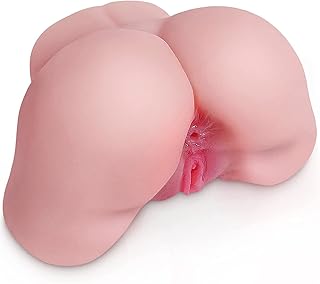 5.5LB Pussy Ass for Men - Male Masturbator Realistic Pocket Pussy Adult Sex Doll Hands Free Stroker 3D Lifelike Men's Sex Toys Female Torso Hip with Vagina Sex Pleasure