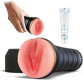 Male Cup Pocket Toys for Men,Lifelike Soft Realistic Silicone Manual Toy for Men Adult