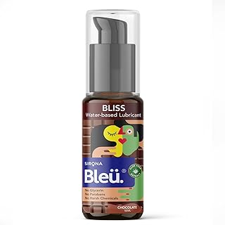 Bleu Bliss Chocolate Flavored Intimate Lubricant Gel for Men & Women – 50 ml | Water Based Lube | Compatible with Condoms & Toys