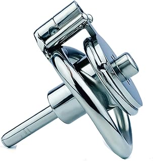 LZMYZ Extra Short Male with Catheter Chastity Device Chastity Belt Cage Breathable Chastity Cage Cock Cage Chastity SM Bondage Sex Toy for Men (B-50 mm)