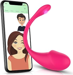 Wearable Panty G-spot Vibrator Dildo with APP Control, Amoochoo Long Distance Silicone Vibrating Panties Vaginal Stimulator Clitoral and Massager Adult Sex Toys for Women and Couple