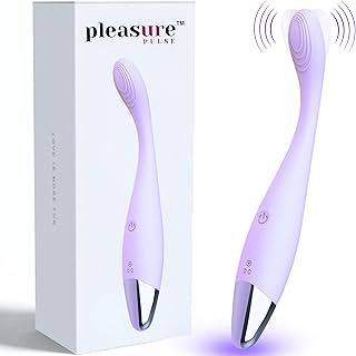 PLEASURE PULSE G Spot Vibrator and Clitoral Stimulator - 10 modes Fingerlike Design, Waterproof for Nipple and Anal Play - Rechargeable Adult Sex Toy for Women and Couples - Lavender Lust