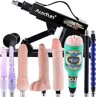Sex Machine Dildo Machine with Realistic Dildo,Fuck Machine for Women with 3XLR Connector,Thrusting Sex Machine for Man,Adult Toys Sex Toy with 8 Accessories