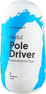 Sinful Masturbation Egg - Pole Driver Masturbator Egg - Masturbating for Men Egg - Pocket Egg Sex Egg - Reusable Pussy Masturbating for Men Egg