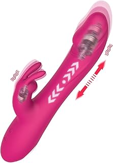 10 Frequency Rabbit Toys Rechargeable Adult Toys Adult Sensory Toys for Women - Female Sex Pleasure Devices Purple Powerful Tongue and Licking G Toys for Female Couples Panty Stimulation