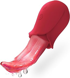 Sex Toys for Women, Realistic Tongue Licking Vibrators for Nipple Breast Vaginal, Clitoral Stimulator with 10 Vibration, Adult Sex Toys for Female Couples
