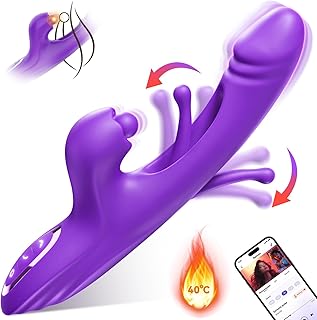 Heating Double Flapping Vibrator Sex Toys, Tapping Clitoral Massage Ball & Hollow Design Vibrators, Adult Women Sex Toy Female Sex Toys4couples Wand Rabbit Vibrater, Lolitree G Spot Dildo APP Control