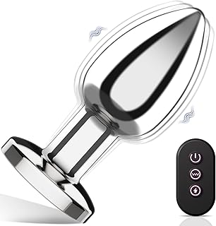 Vibrating Anal Toys Butt Plug - Prostate Massager with 10 Modes Remote Control Vibrator, Male Sex Toys for Women and Couples Waterproof Adult Toys, Kismloit G Spot Dildo Sex Toy Anal Plugs Beads