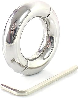 Ring Metal Stainless Steel Testicle Rings for Men 5 Sizes Testicle Weight Men Cock Ring Sex Rings Sex Toy & Games for Couples (3.3 cm/1.3 inches)