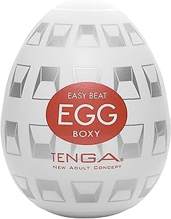 Tenga Easy Beat Egg Male Masturbator, TENGA Boxy EGG-014