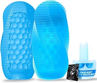 Male Masturbator Adult Sex Toys for Men - Spinning Textured Stroker Pocket Pussy for Men Masturbation, Ultra-Soft Stretchy Egg Penis Blowjob Sex Toy with Storage Box, Pocket Pussies Masturbators