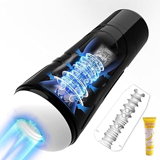 Male Masturbator Adult Sex Toys for Men, Men's Adult Toys Pocket Stroker 12 Vibrations, Lifelike Vaginal Anal Blowjob Toy,Plump and Soft Fleshy Realistic Masturbation