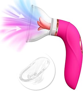 Sucking Vibrator Sex Toys - Adult Sex Toys with 8 Sucking & 5 Licking Vibrations Toys for Womens Sex Pleasure, G-spot Nipples Vagina Clitoral Vagina Pussy Vacuum Pump Adult Sex Toys for Women Couples