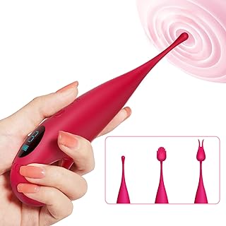 Women Sex Toy Wand Vibrator, Female Adult Toys Sex Toys Vibrators with 9 Powerful Vibrations, G Spot Vibrator Dildo Vibrater for Nipple Anal Clitoris Stimulation Sex Toys4couples Men & Women