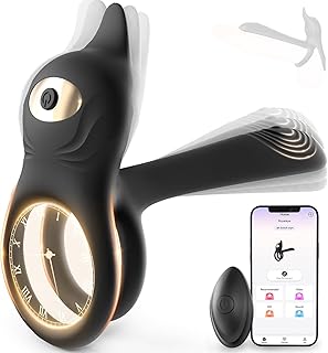 Vibrating Cock Ring, Sex Toys for Couples with 10 Vibration Modes Penis Ring Erection, Male Sex Toys Cock Rings Sex toys4couples Men & Women