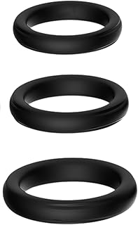 Rings Black – Didlo Ring Silicone Set I Silicone Ring Men's Cock Ring I Testicle Holder I Cock Ring Silicone I Sex Toy for Men Extreme I Sex Toy Set Men
