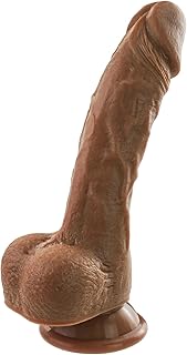 20.5 cm Realistic Dildo, Classic Dildos G-Spot for Women with Flexible Dong, Silicone Dildo, Real with Strong Suction Cup, Real Glans Testicles, Erotic Sex Toy