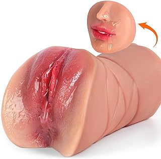 Male Sex Toys Male Masturbator, Sex Doll Pocket Pussies Adult Sex Toys for Men 3 in 1 Pocket Pussy Male Stroker, Ultra Realistic Textured Tight Vagina Anus & Mouth Blowjob Toys for Male Masturbation