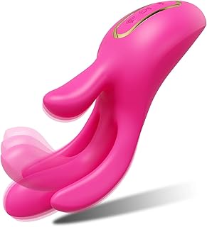 Vibrators Adult Sex Toys for Women - Finger Vibrator with 10 Flapping Patterns & 10 Vibration Modes to Stimulation G Spot and Clitoral, 3 in 1 Silicone Female Adult Toy Couples Sex Toys