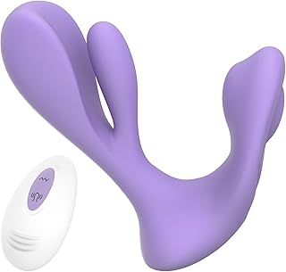 Tracy's Dog Adult Sex Toys - Clitoral Grinding G Spot Rotating Vibrator for Dual Stimulation, Remote Control Wearable Vibrators with 3 Rotating and 10 Vibration Modes for Women Couple Play